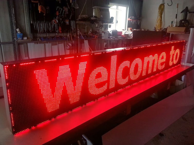 Installation of LED Screen Signage